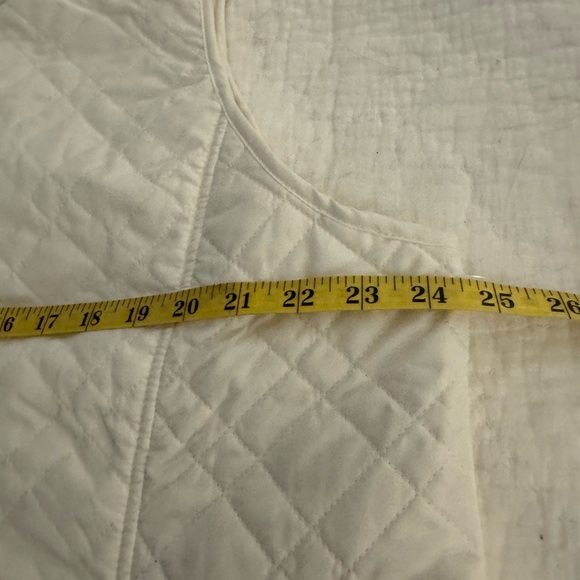 Chicos Reversible Womens Vest 4 Cream/muted plaid (20-22W). NWT - Picture 8 of 12